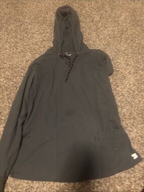 Gray scrub hoody-butter soft from uniform advantage
